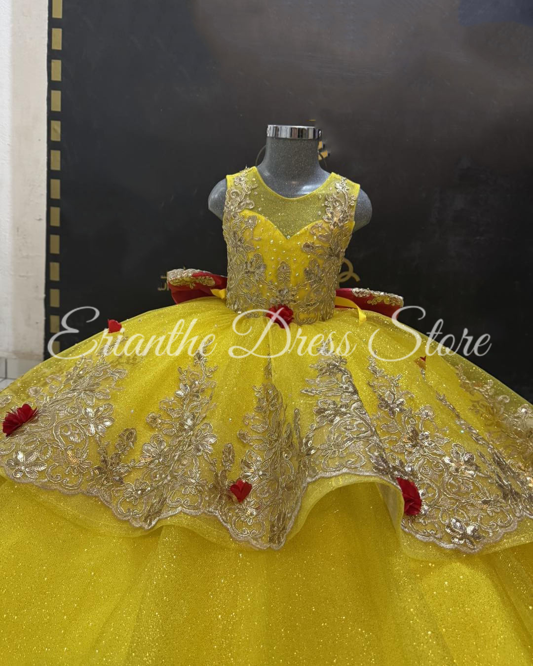 Yellow Flower Girl Dress For W - Embroidery Yellow Dress ulasan dan harga