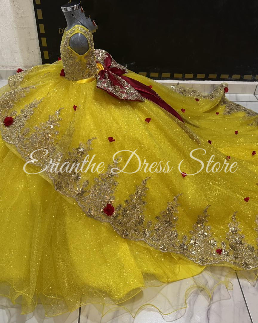 Yellow Flower Girl Dress For W - Embroidery Yellow Dress ulasan dan harga